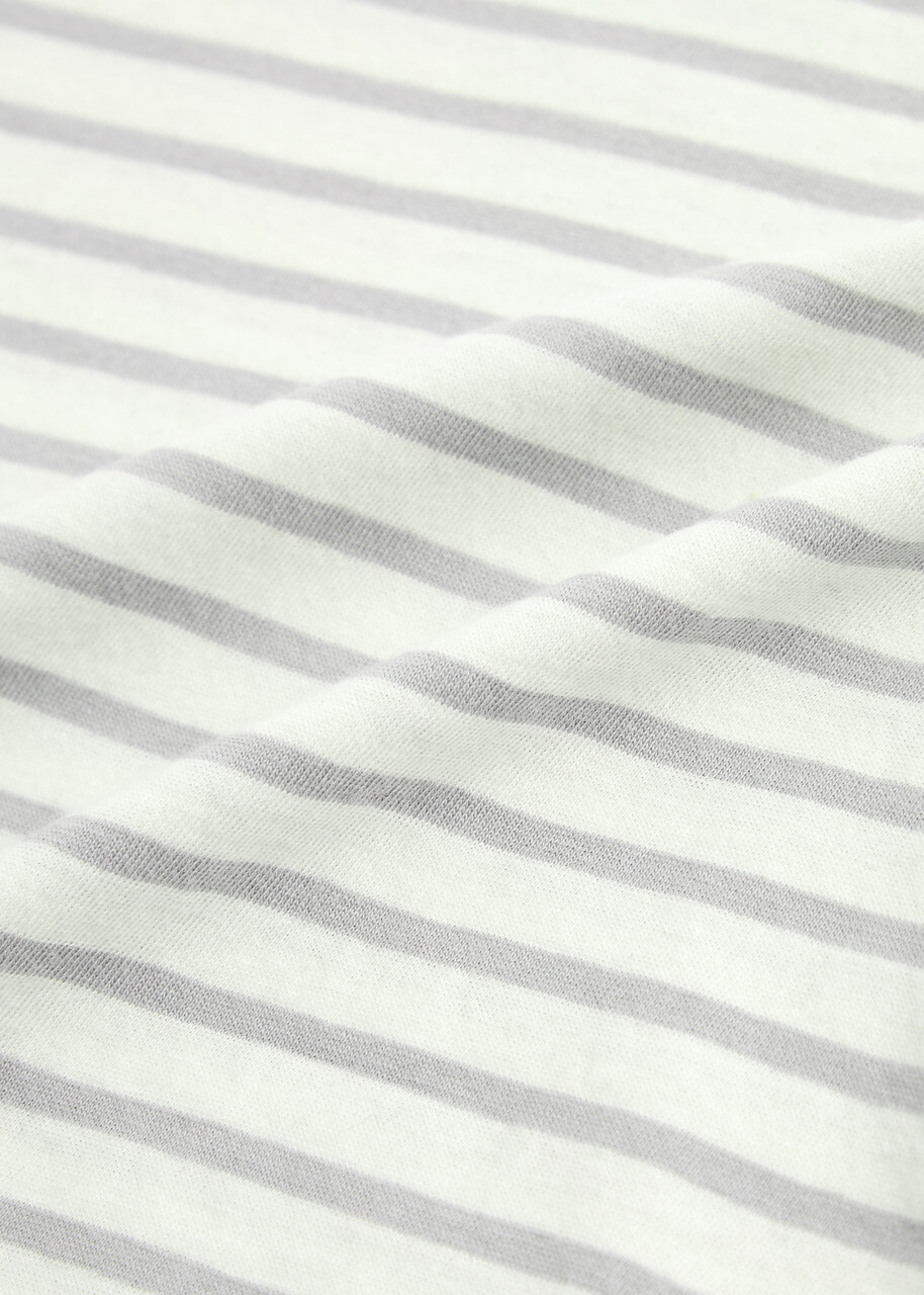 Paige Ramirez Striped Cotton T-shirt White