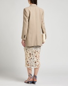 Brunello Cucinelli Womens Blazer Sand