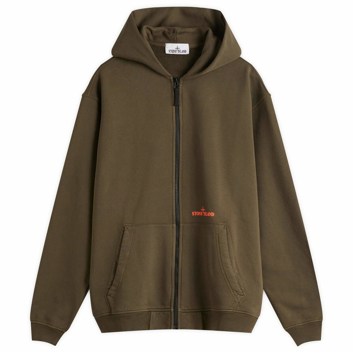 Stone Island Ghost Resin Cotton Zip Overshirt Stone Island