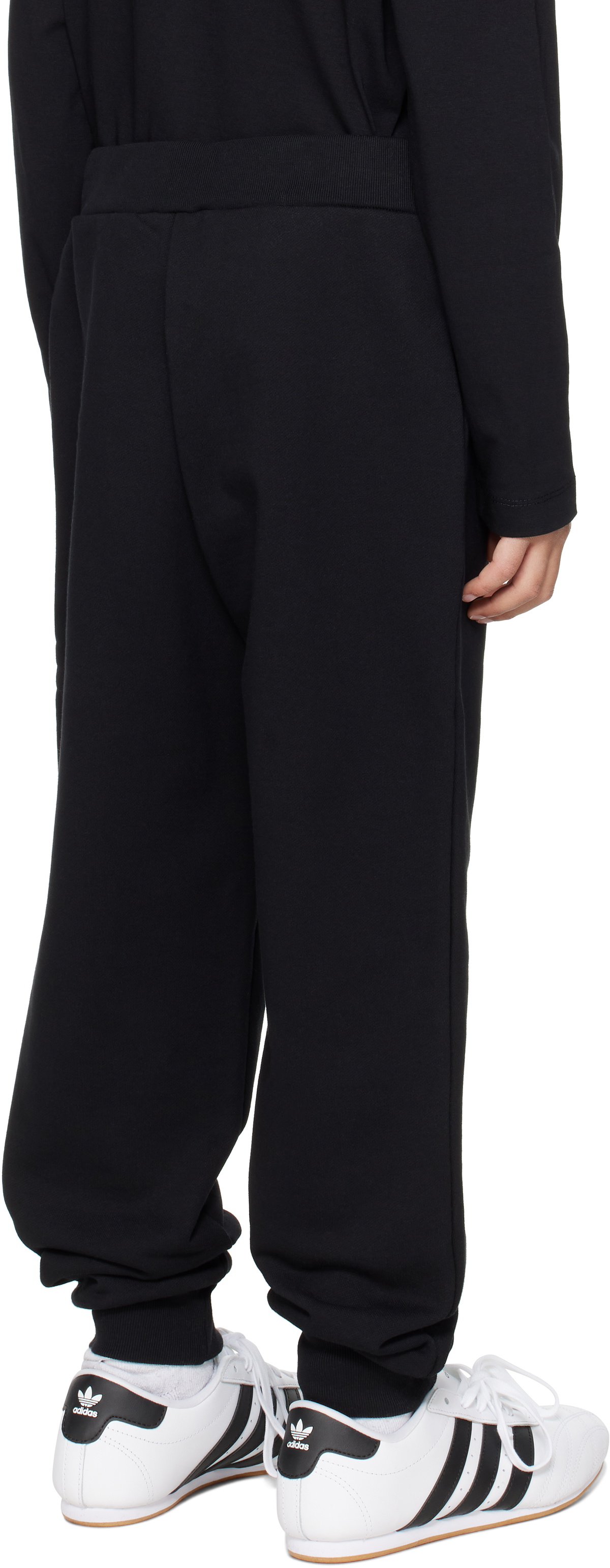 Marni Kids Black Cotton Sweatpants