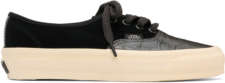 Photo: Vans Black LX Authentic 44 Sneakers
