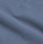 Club Monaco - Waffle-Knit Cotton T-Shirt - Blue