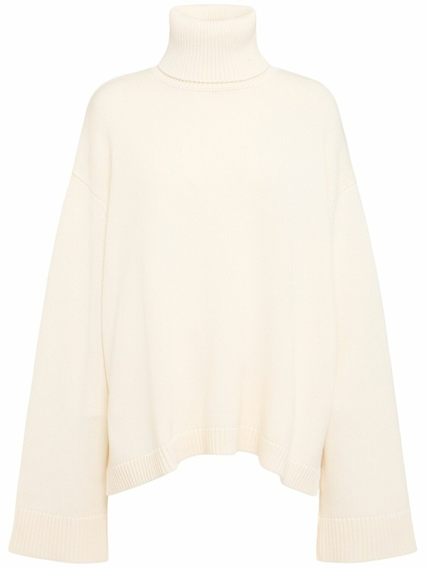 Photo: THE FRANKIE SHOP Rhea Wool & Cotton Turtleneck Sweater
