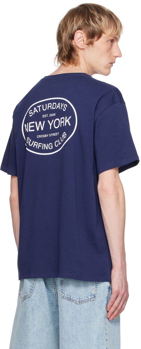 Saturdays NYC Navy Surfing Club Standard T-Shirt