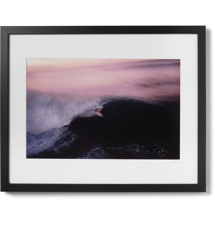 Photo: Sonic Editions - Framed 1990 Surfer in Pipeline Print, 16 x 20"" - Multi