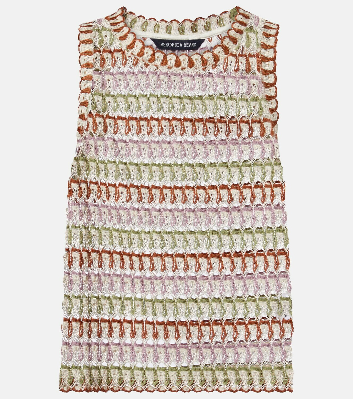 Veronica Beard Rhett crochet tank top