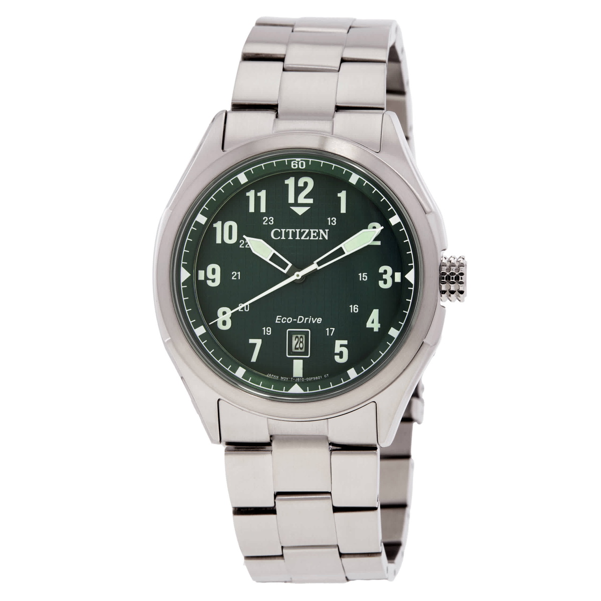 Citizen Terra Force Green Dial Mens Watch AW1890-51X
