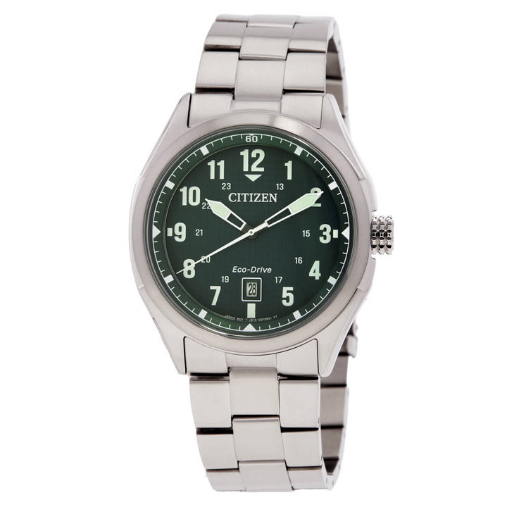 Photo: Citizen Terra Force Green Dial Mens Watch AW1890-51X