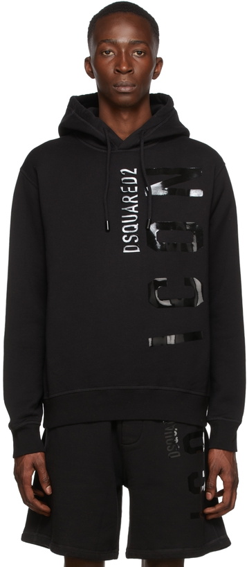 Photo: Dsquared2 Black Icon Hoodie