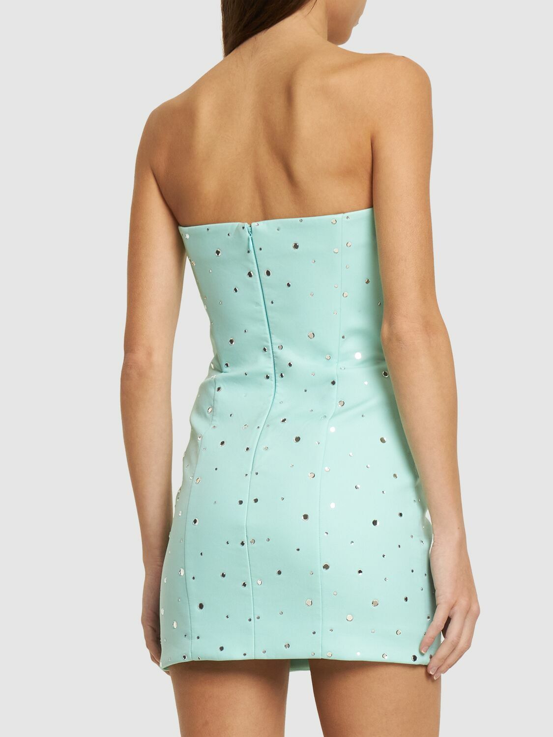GIUSEPPE DI MORABITO - Embellished Strapless Mini Dress