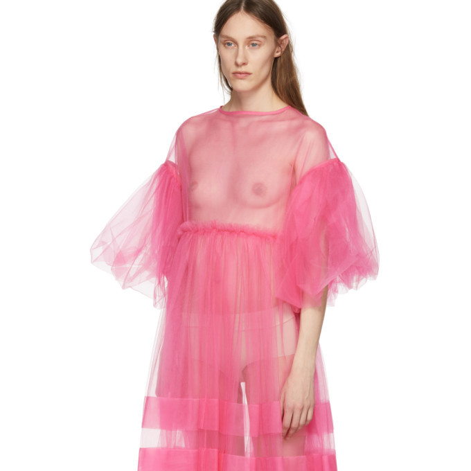 Chika Kisada Pink Tulle Voluminous Dress