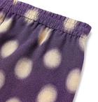 Needles - Polka-Dot Jersey Basketball Shorts - Purple