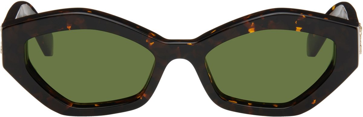 Off-White Brown & Black Hilo Sunglasses