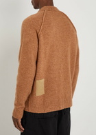 Ten C Maglieria Girocollo Brushed Wool-blend Jumper Brown