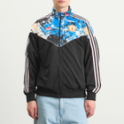 Adidas Men's x Stone Roses Manchester United Track Top in Black/Multicolor