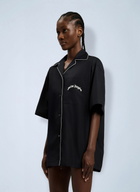 Palm Angels Curved Logo Bowling Shirt