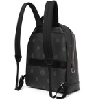 Berluti - Explorer Logo-Print Leather Backpack - Gray