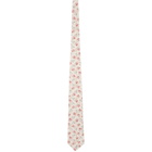 Gucci Beige and Taupe Liberty London Edition Cotton Floral Tie
