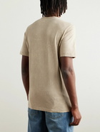 Nike - Sportswear Club Logo-Embroidered Cotton-Jersey T-Shirt - Neutrals