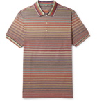 Missoni - Striped Knitted Cotton Polo Shirt - Multi