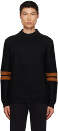 ZEGNA Black Crewneck Sweater