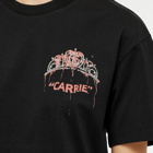 JW Anderson Women's Carrie Tiara Chest Embroidery T-Shirt in Black
