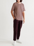 Folk - Classic Striped Slub Cotton-Jersey T-Shirt - Pink