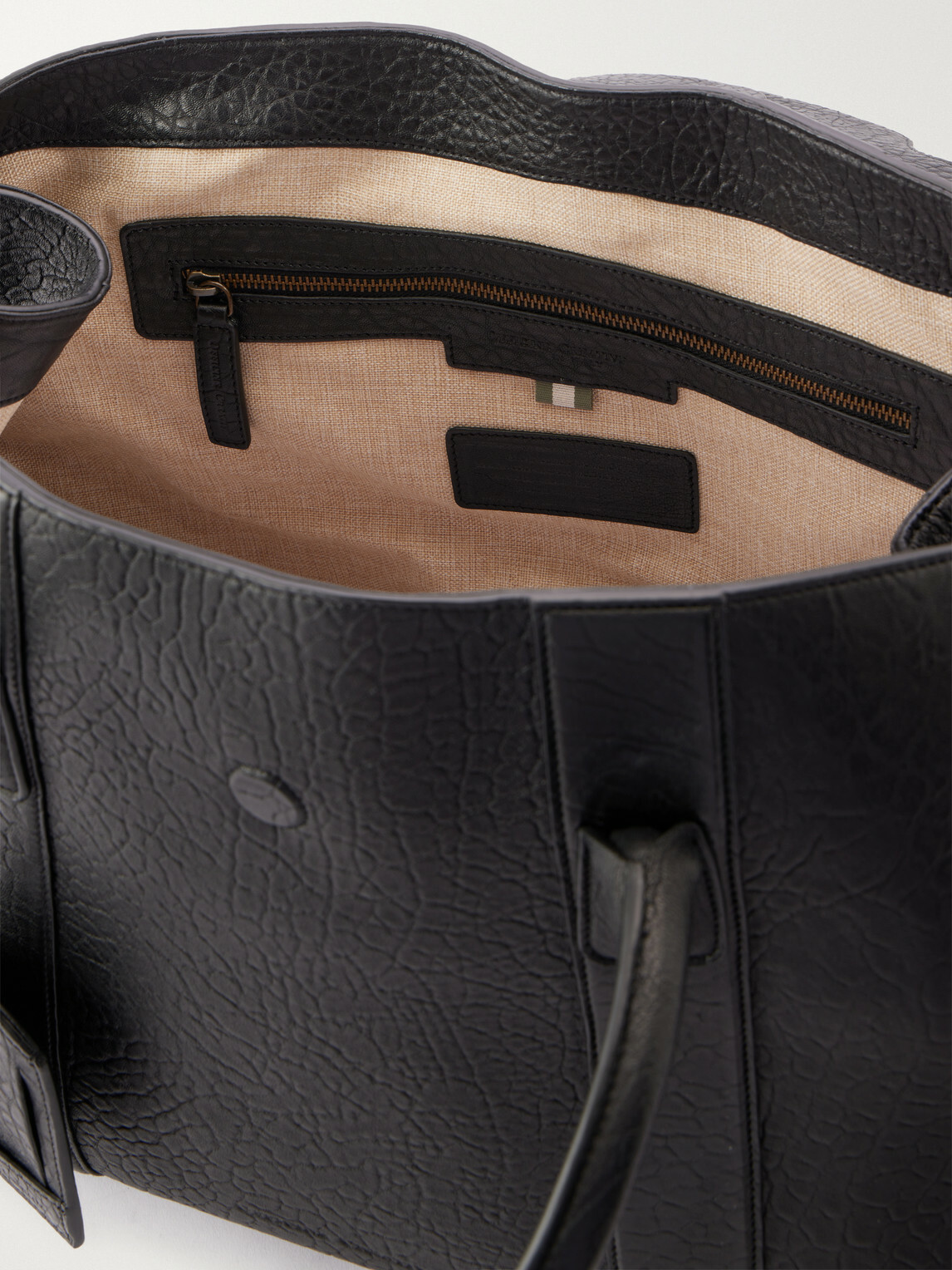 Officine Creative - Bostonian/001 Leather Weekend Bag - Black