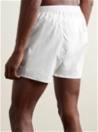 Derek Rose - Savoy Cotton Boxer Shorts - White