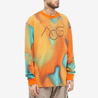 Nike Men's ACG Long Sleeve Snowdrift T-Shirt in Tour Yellow/Light Menta/Campfire Orange