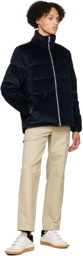 PS by Paul Smith Navy Quilted Down Jacket