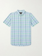 Beams Plus - Madras Button-Down Collar Checked Cotton Shirt - Blue