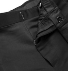 TOM FORD - Shelton Slim-Fit Cotton and Silk-Blend Suit Trousers - Black