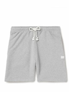Acne Studios - Forge Straight-Leg Cotton-Jersey Drawstring Shorts - Gray