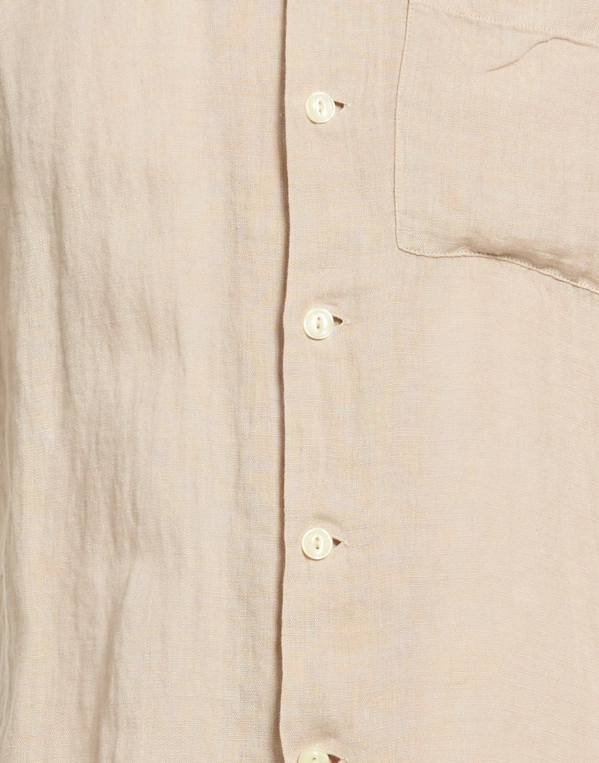 120% Lino Mens Shirt Sand