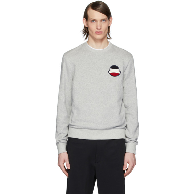 Photo: Moncler Grey Logo Sweatshirt