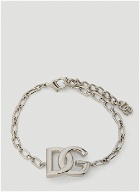 Dolce & Gabbana - Logo Plaque Bracelet in Silver