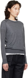 Loulou de Saison Gray Ditto Fluid Sweater