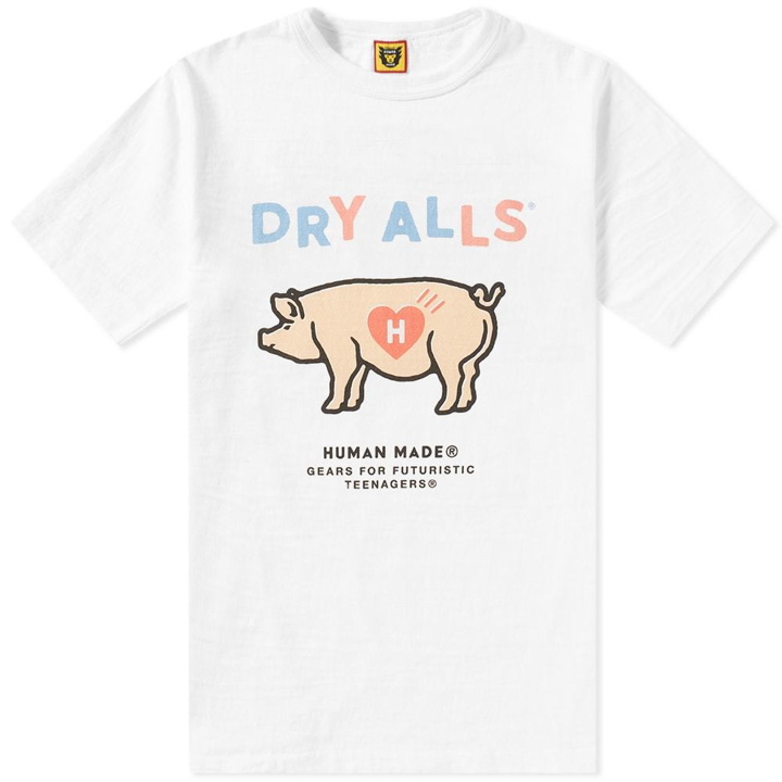 Photo: Human Made Pig Dry Alls Tee White