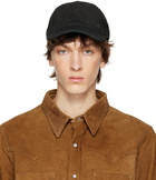 RRL Black Suede Cap