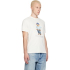 Polo Ralph Lauren White Classic Fit Polo Bear Jersey T-shirt