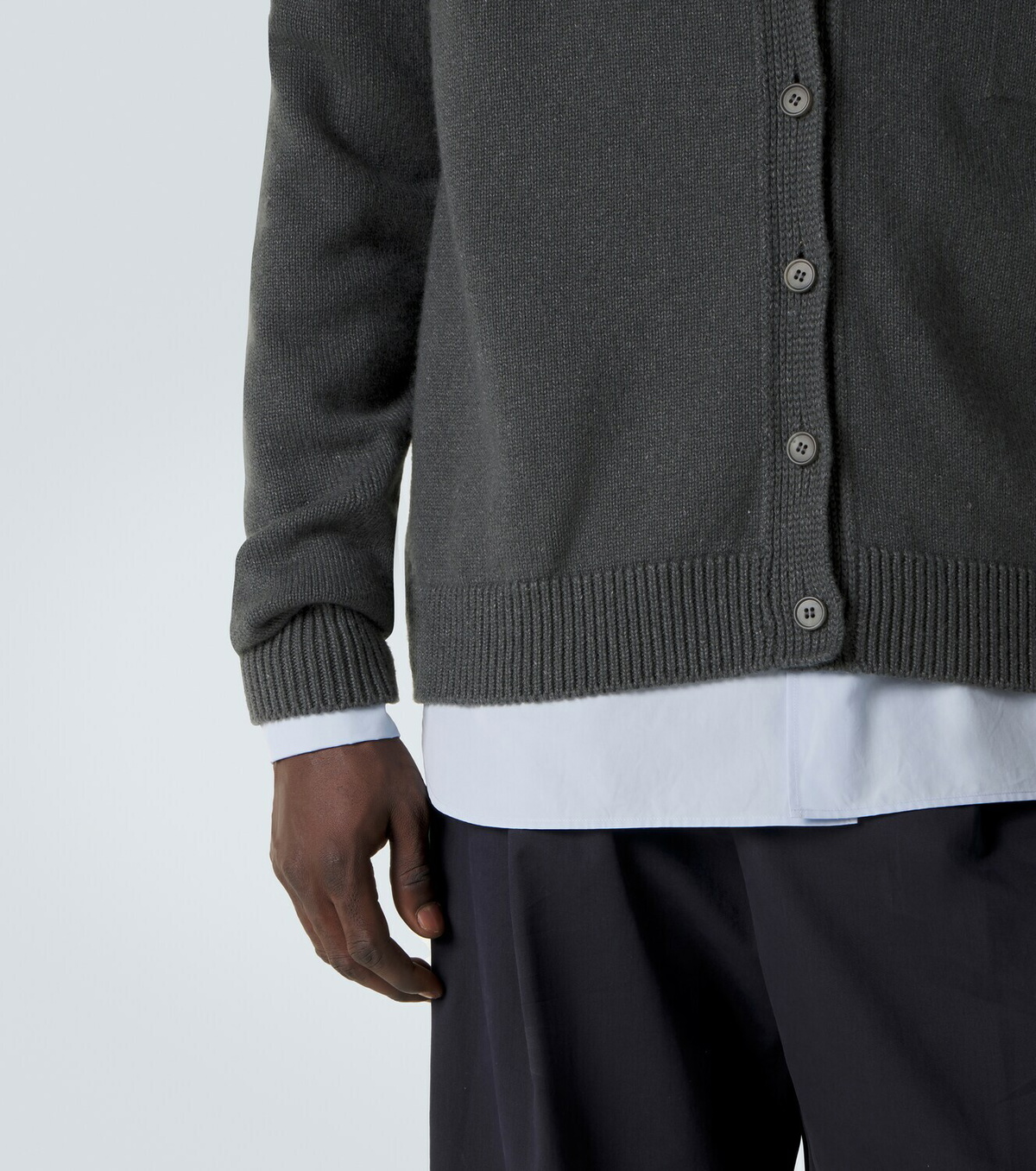 The Row Dine cashmere and linen cardigan