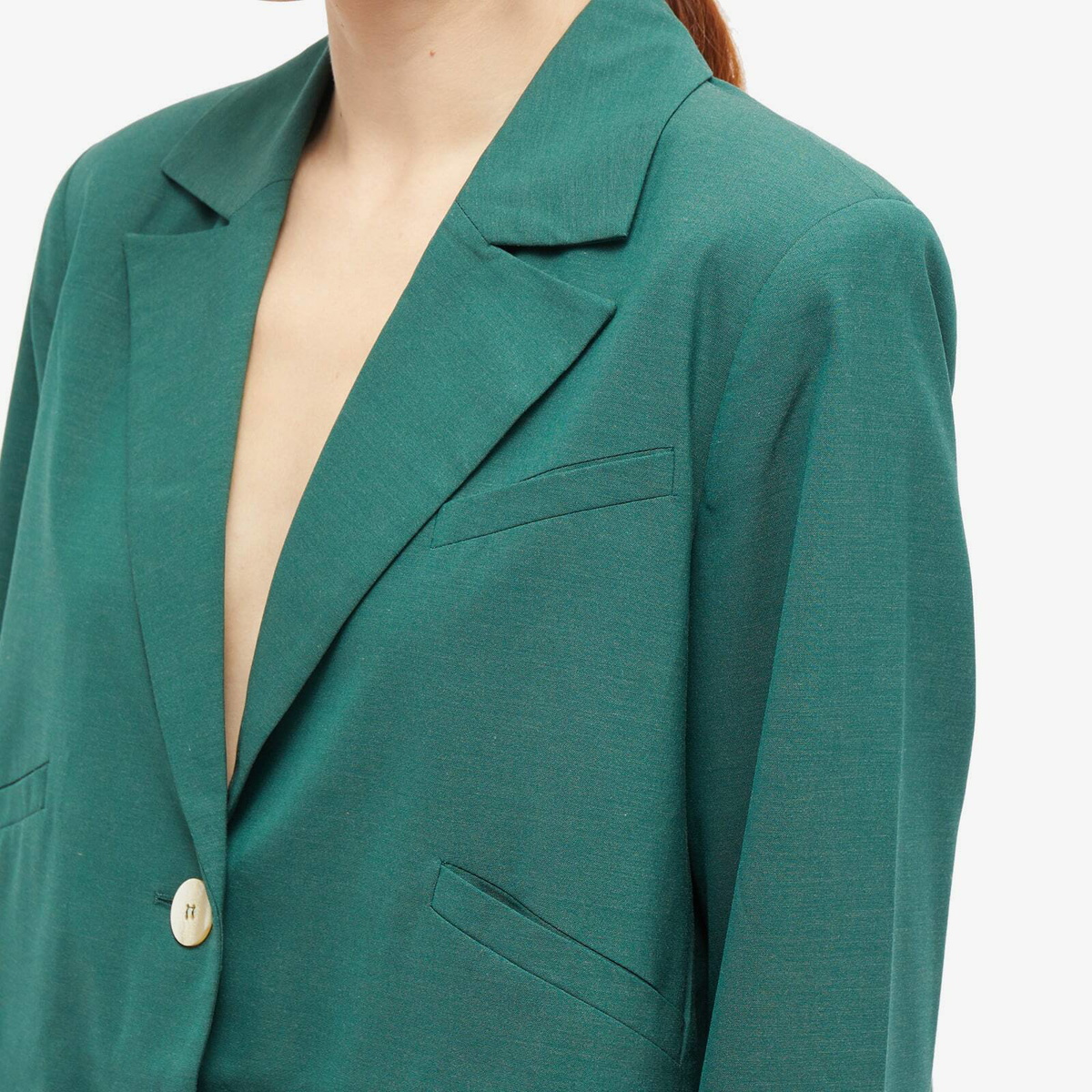 GANNI - Woman - Green - Blazer