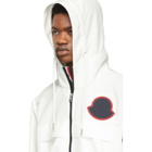 Moncler White Montreal Zip-Up Jacket