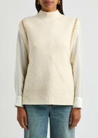 3.1 Phillip Lim Chain-embellished Wool-blend Vest Ivory