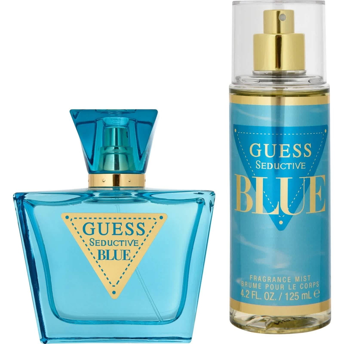 Guess Ladies Seductive Blue Gift Set Fragrances 085715329738