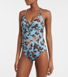 Ulla Johnson Madeira halterneck floral swimsuit