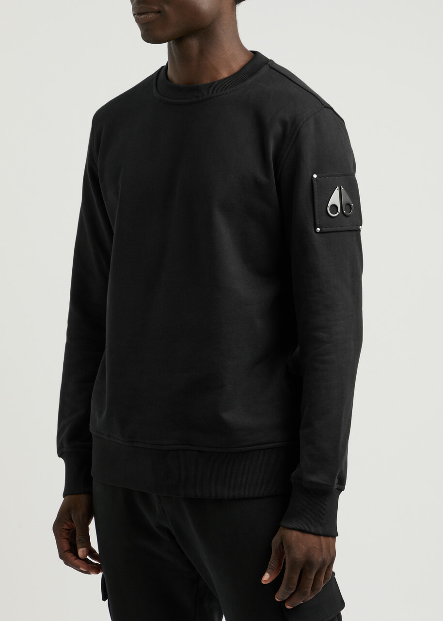Moose Knuckles Hartsfield Cotton Sweatshirt Black Moose Knuckles