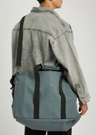Rains Hilo Weekend Rubberised Holdall - Blue - One Size