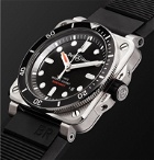 Bell & Ross - BR 03-92 Diver Type 42mm Stainless Steel and Rubber Watch, Ref. No. BR0392-­‐D-­‐BL-­‐ST/SRB - Black